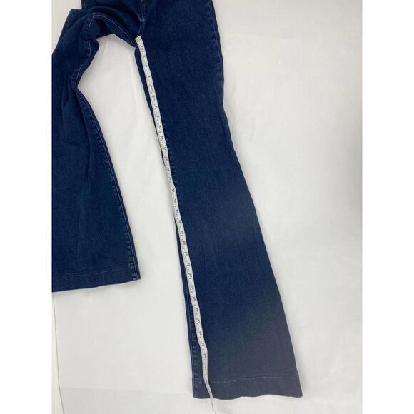 NWT J Brand High-Rise Darted Flare Split Hem Jeans Civility Blue - Size 25 - Picture 3 of 11